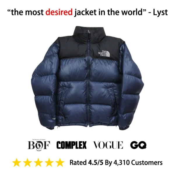 The North Face Blue Puffer Jacket
