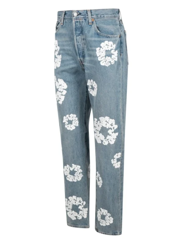 Denim Tears x Levi's Jeans Navy - Image 4