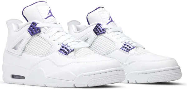Jordan 4 Court Metallic Purple
