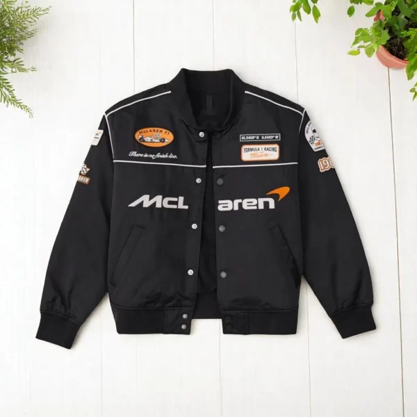 Vintage McLaren F1 Bomber Jacket - Image 5