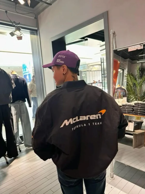 Vintage McLaren F1 Bomber Jacket - Image 3