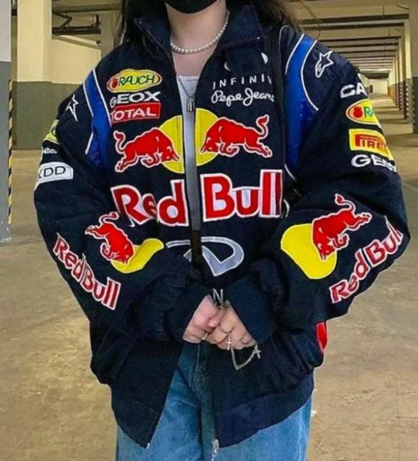 Vintage Red Bull F1 Racing Jacket - Image 7