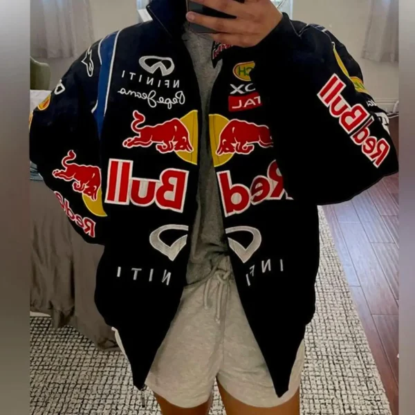 Vintage Red Bull F1 Racing Jacket - Image 12
