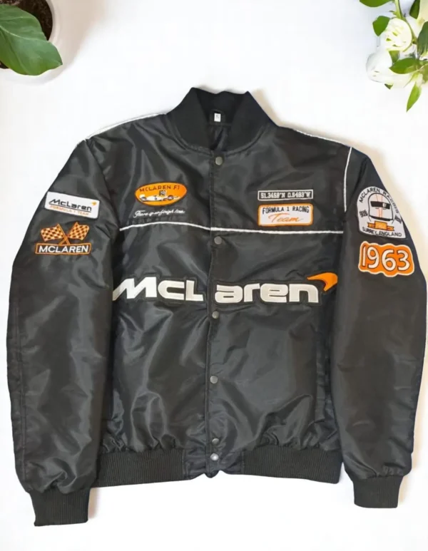 Vintage McLaren F1 Bomber Jacket - Image 7