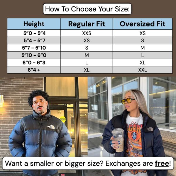 The North Face Blue Puffer Jacket - Image 6